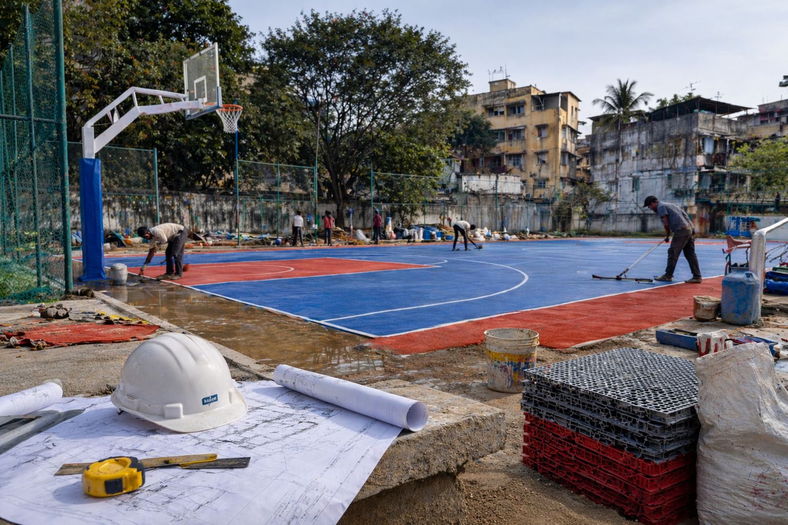 Sports Court Construction