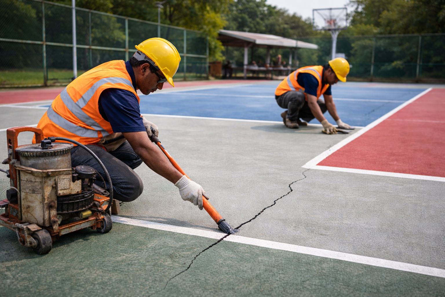 Court Resurfacing and AMC